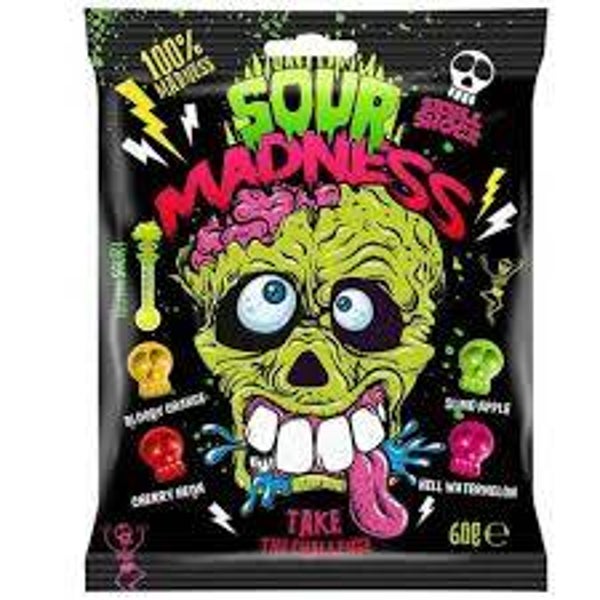 Sour Madness Black 60 gram