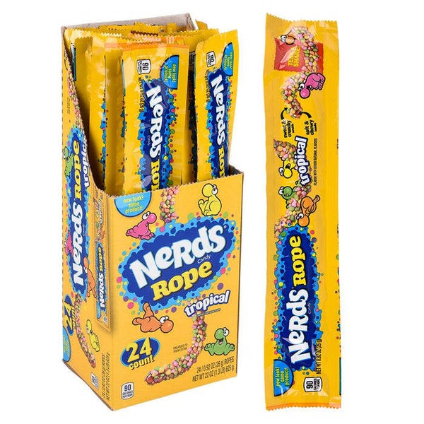 Nerds Rope Tropical per doos 24x26 gram