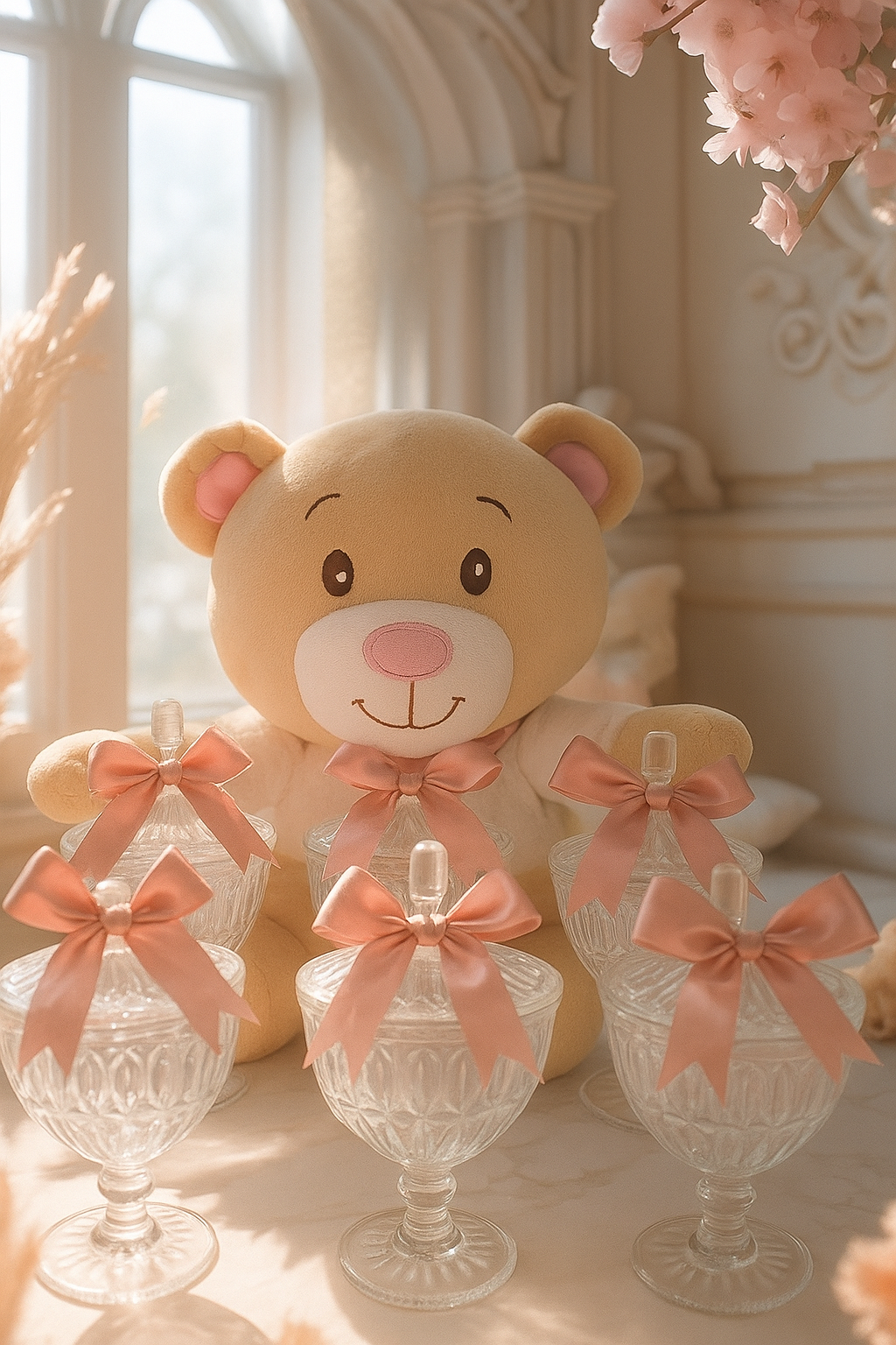 Gastgeschenke Bonboniere mit Schleife