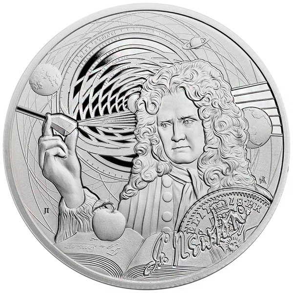 1 oz Silbermünze Inspirierende Ikonen – Sir Isaac Newton*
