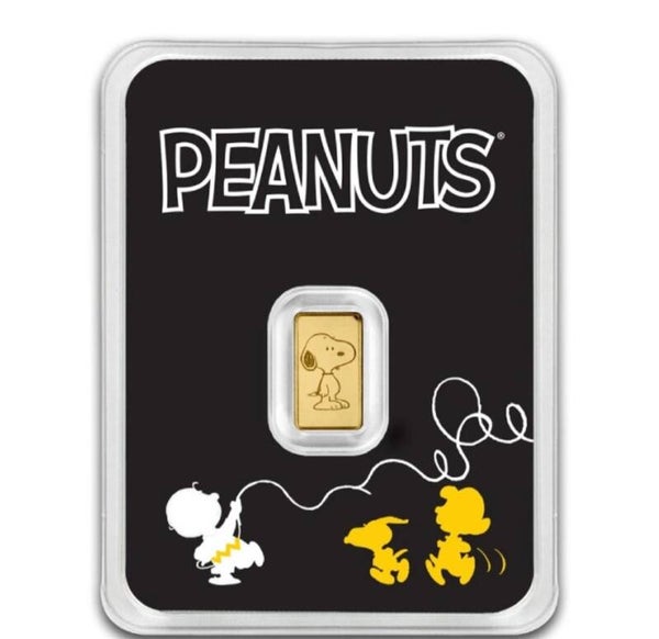 Peanuts 75. Jahrestag 0,5 Gramm Goldbarren 2025**