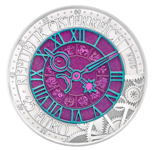 Die Zeit Ag/Niob 25 € PN Österreich 2016