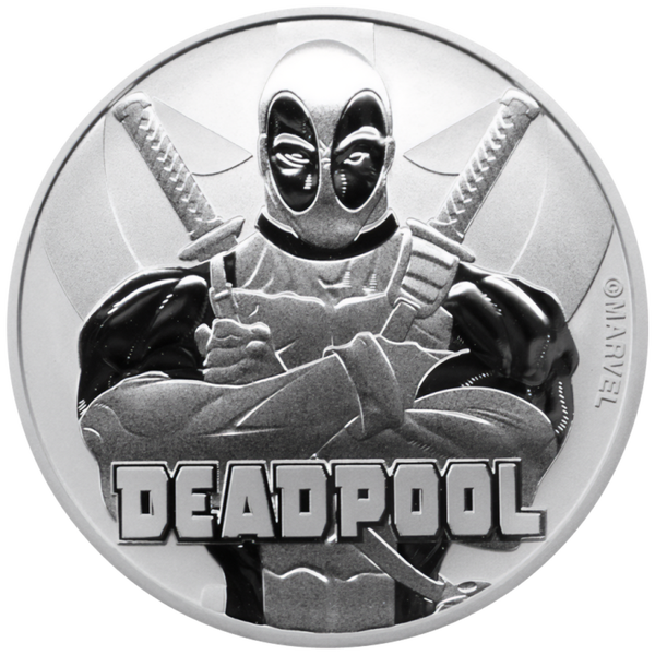 Tuvalu - 1 TVD Marvel Deadpool 2018 - 1 Oz Silbermünze*