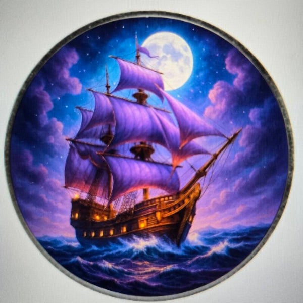 American Eagle 1 oz Silber 2025 – Master of the Seas „Amethyst Crown“