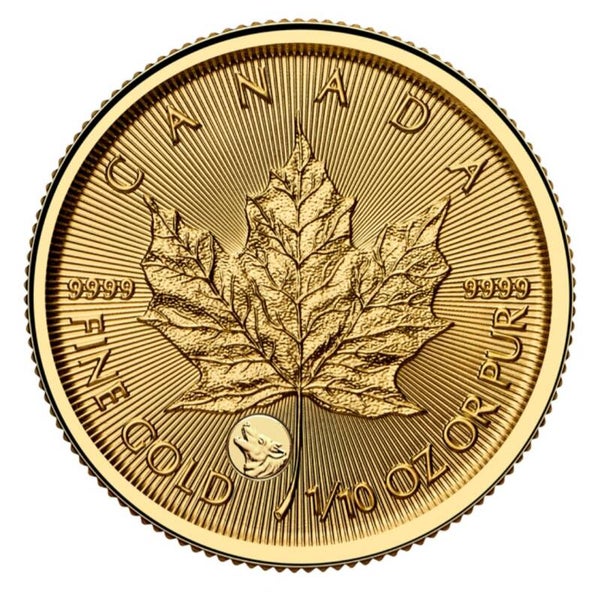 Treasured Maple Leaf - Wolf Goldmünze 5 CAD UN Canada 2026**