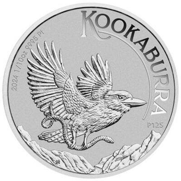 Australien - 15 AUD Kookaburra 2024 - 1/10 Oz Platinmünze*