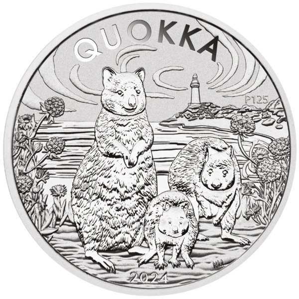 Australien 2024 - Quokka Ag999 1oz Silbermünze*