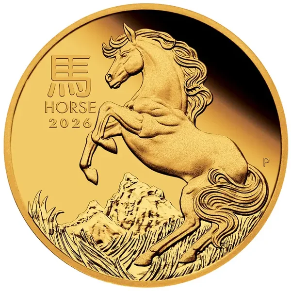 Australien 25 AUD Goldmünze Lunar Serie 2026 – PP**
