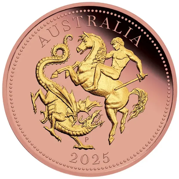 Australien – Five Sovereign Goldmünze 2025 PP**