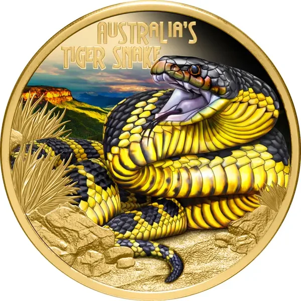 Australische Tigerotter Goldmünze - 100 $ PP Niue 2025**