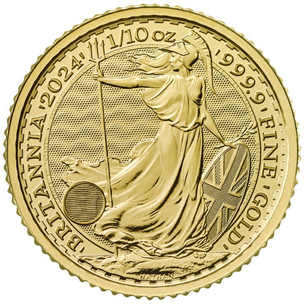 Britannia 1/10 OZ Goldmünze 2024**