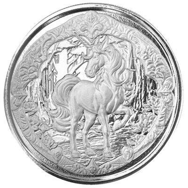 Fiji - 1 FJD Einhorn (Unicorn) 2024 - 1 Oz Silbermünze