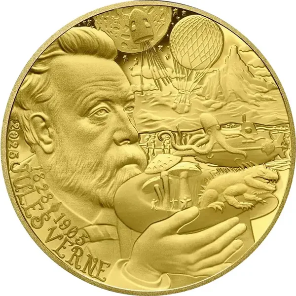 Frankreich 50 Euro Goldmünze 2025 – „Die Kunst des Stiftes“ – PP**