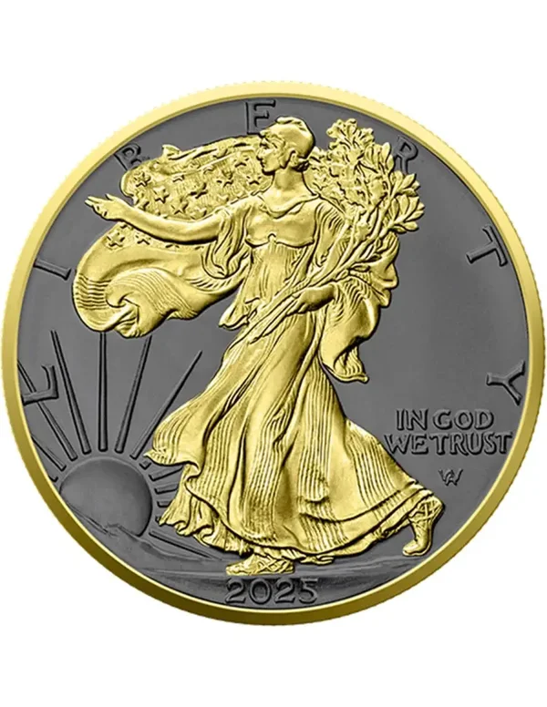GOLDEN RING American Eagle 1 Oz Silbermünze 2025