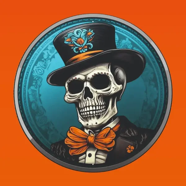 Kanada Maple Leaf Skeletons Mr. Victor Color 1oz Silber 2024*