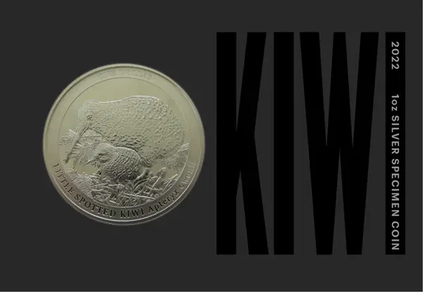 Neuseeland Kiwi 2022  1 Oz Silbermünze