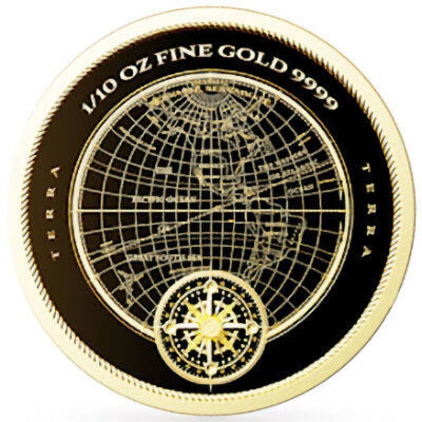 Niue - 10 NZD Terra  Erde 2025 - 1_10 Oz Goldmünze**