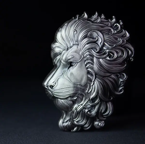 Südkorea - Löwe 2oz Silber 2024*