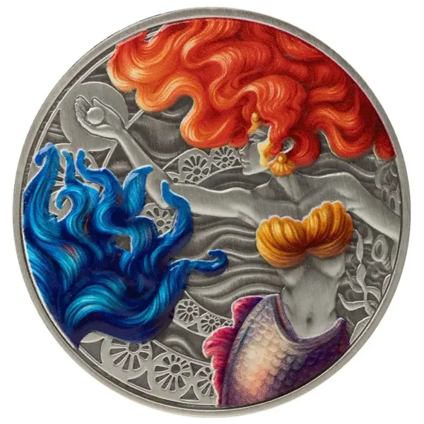Samoa – Mermaid & Pearl 2025  1 oz  Silbermünze AF