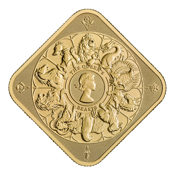 The Queen's Beast 1 oz Goldbarren**