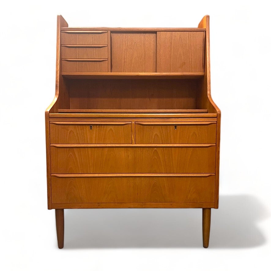 Teak Secretaire Hjørnebo