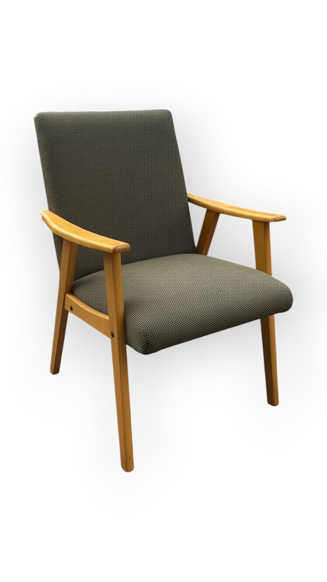 Fauteuil in.Josef Chierowski Style Green