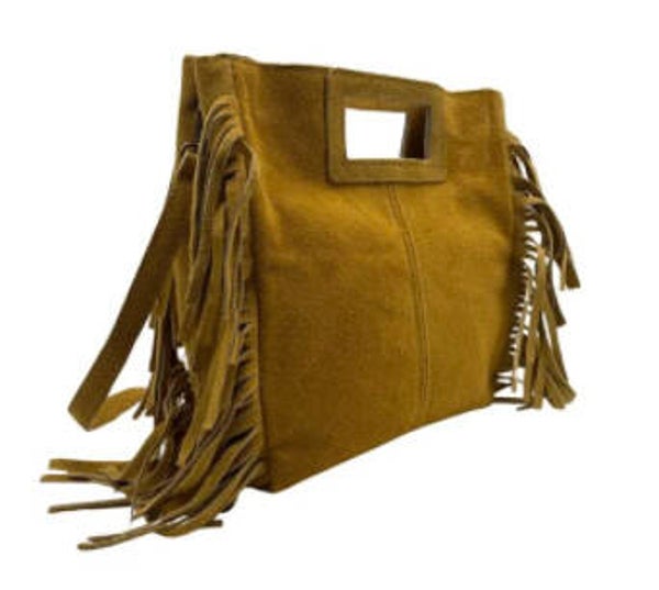 MARION OKER SUÈDE LEDEREN HANDTAS