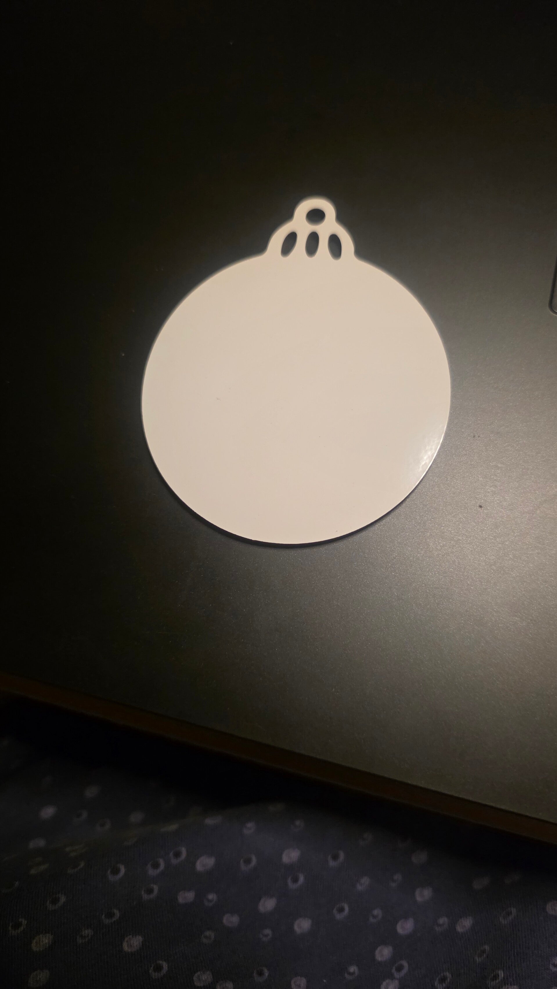 Sublimatie kerstbal MDF