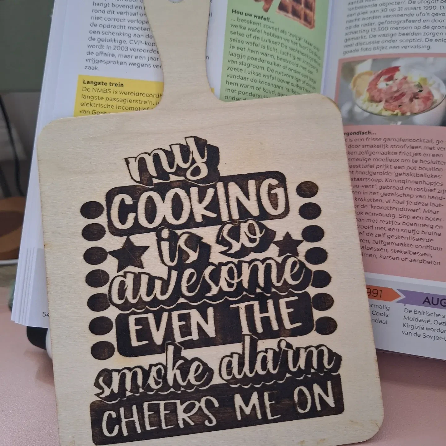 Gebrande houten palettes