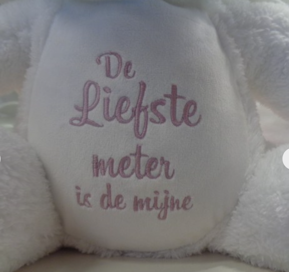 Knuffel New Baby voor sublimatie of borduurwerk 30 cm