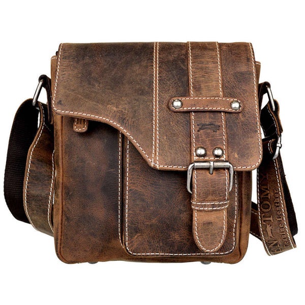 Umhängetasche -Büffelleder-