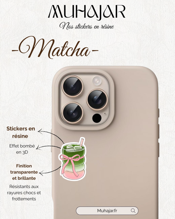 Stickers résine -  Matchaaa
