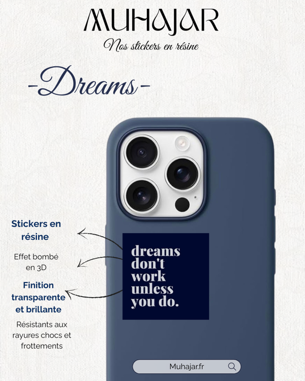 Stickers résine - Dreams