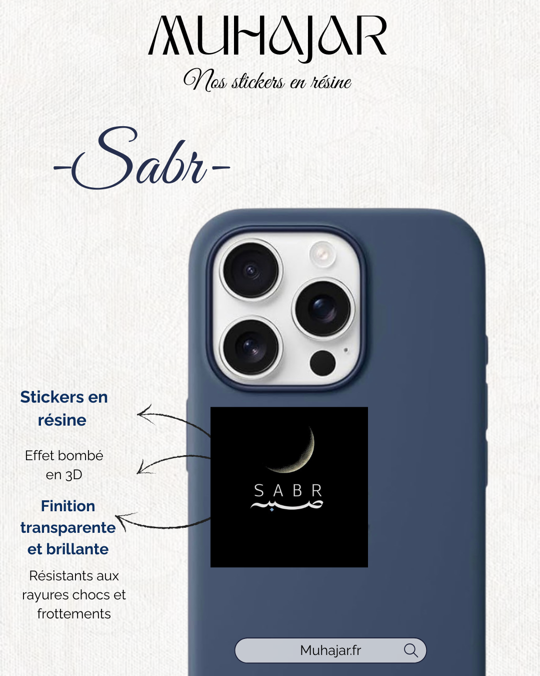 Stickers résine - Sabr