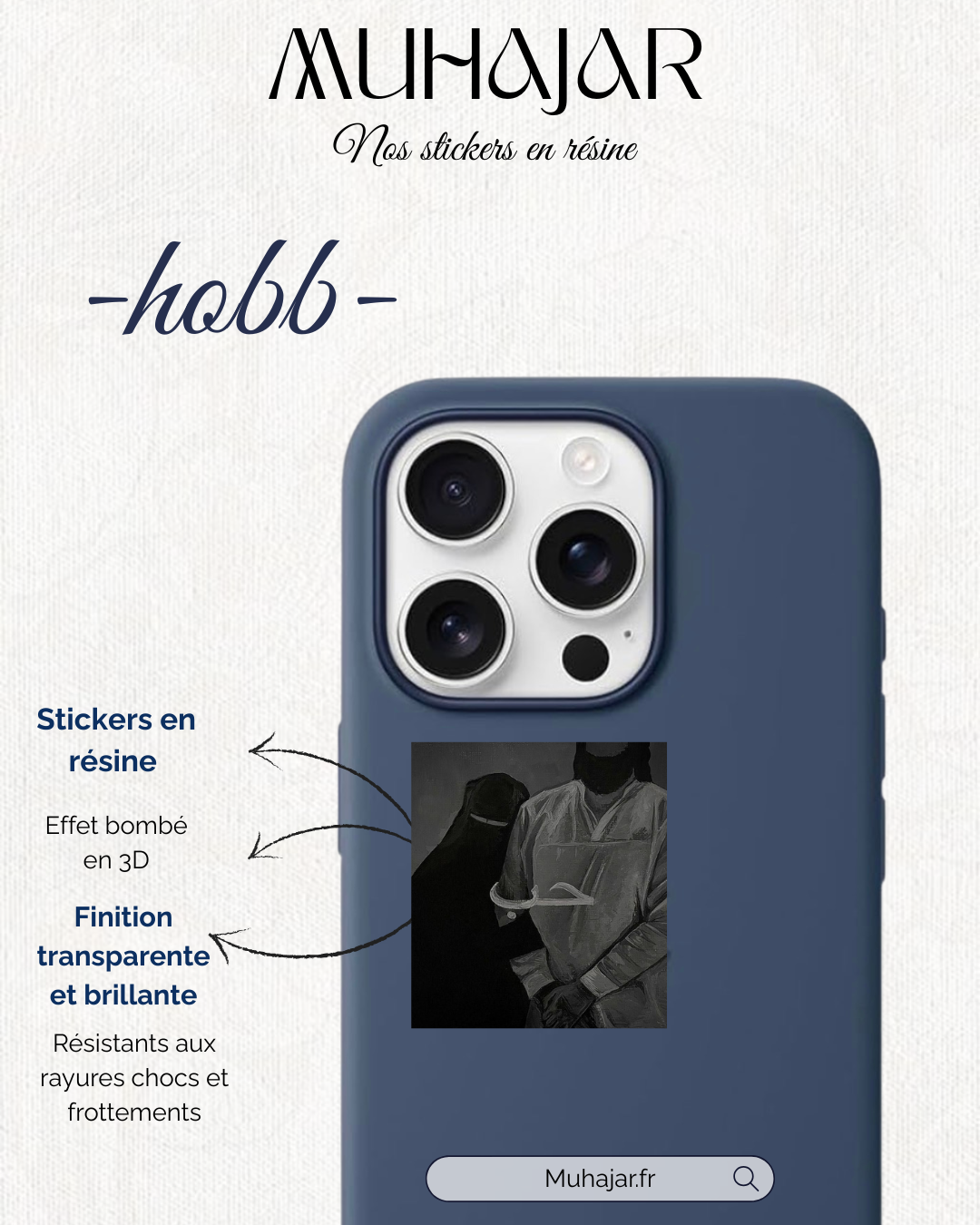 Stickers résine - Hobb