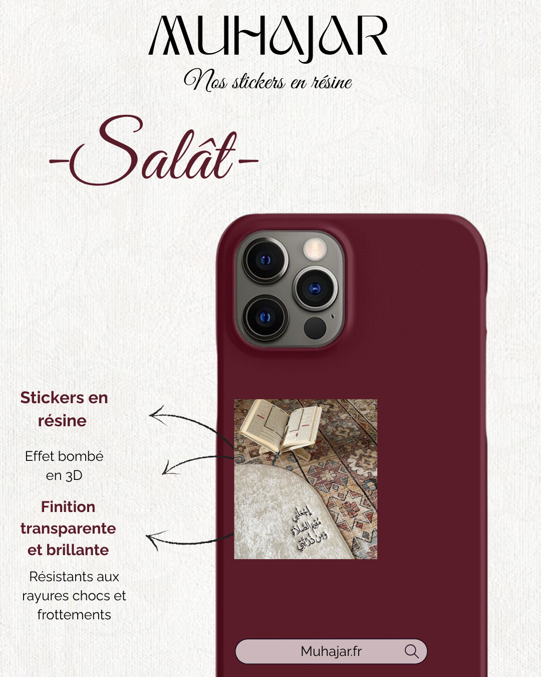 Stickers résine - Salât