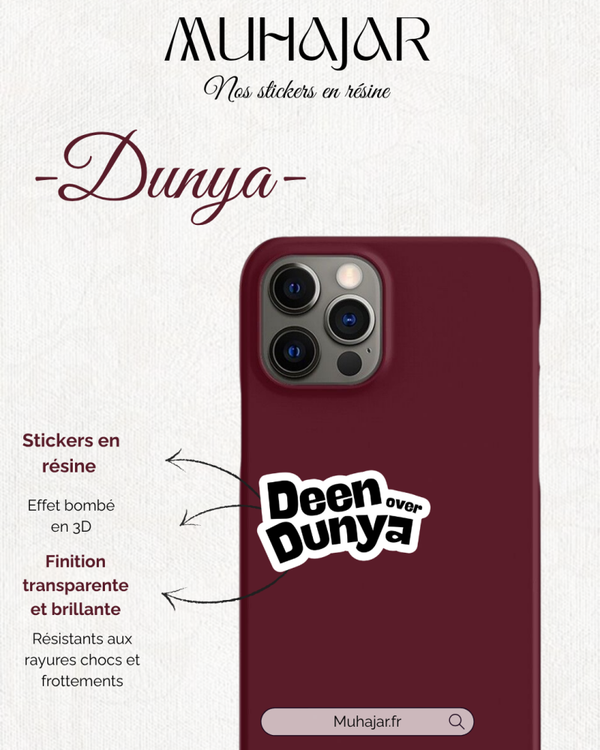 Stickers résine - Dunya