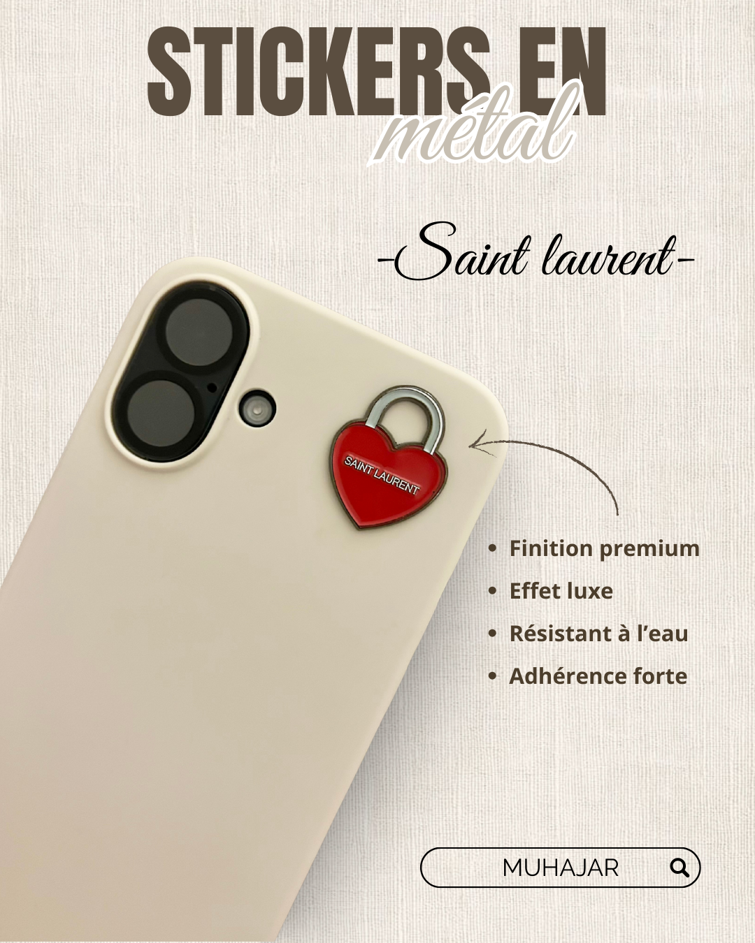 Stickers métal - SL