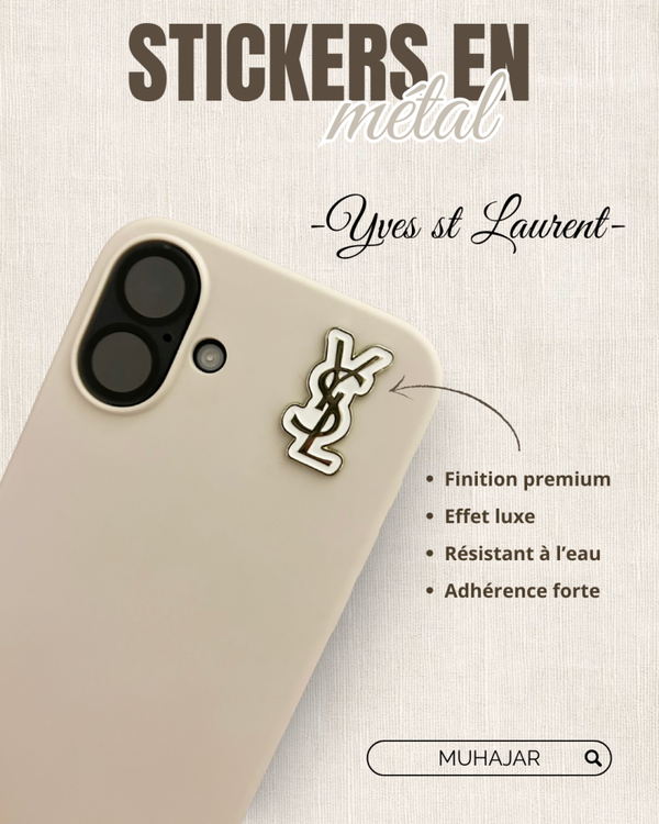 Stickers métal - Yves SL