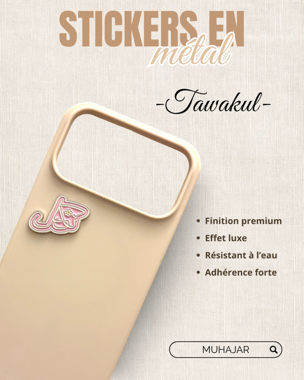 Stickers métal - Tawakul