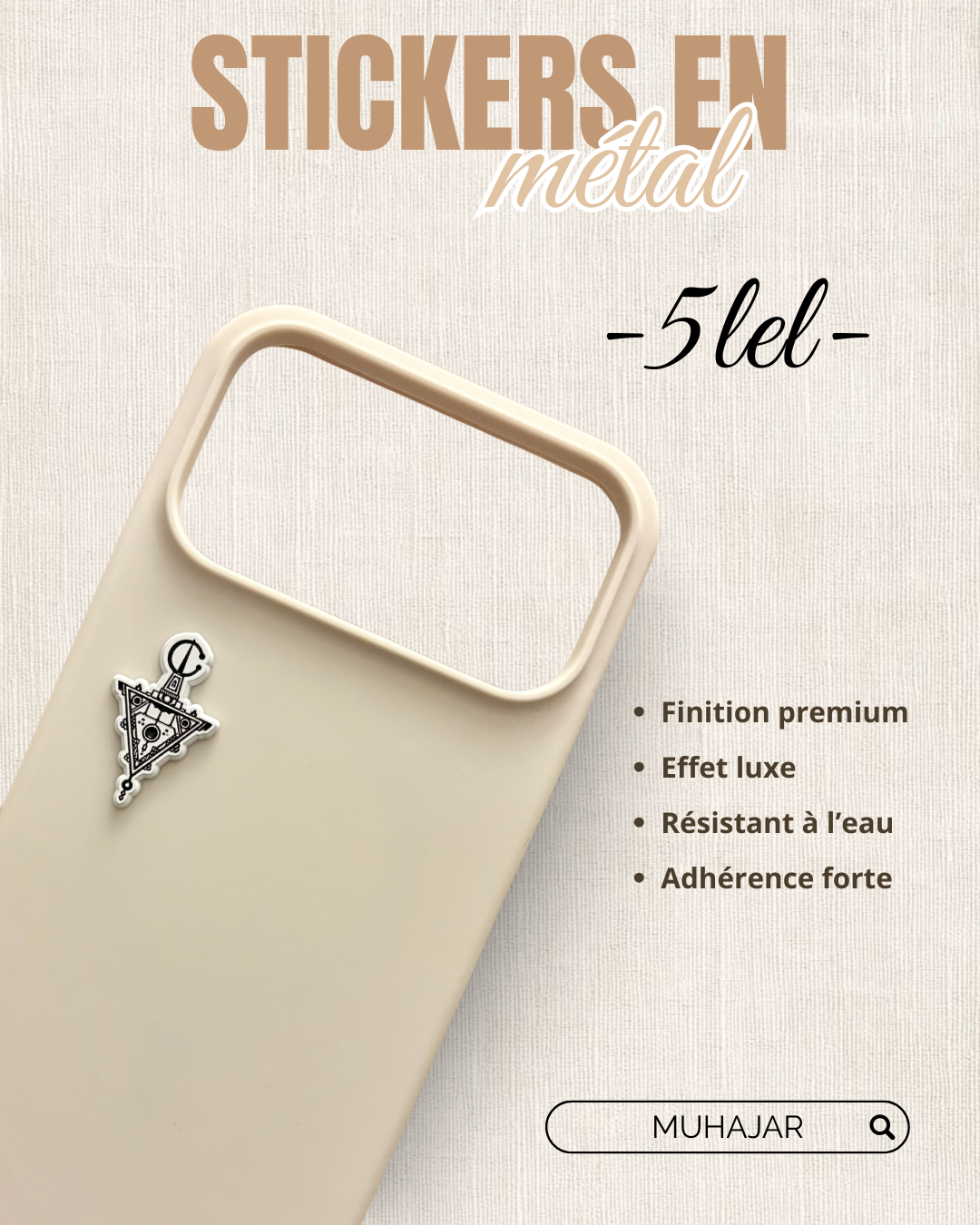 Stickers métal - 5lel