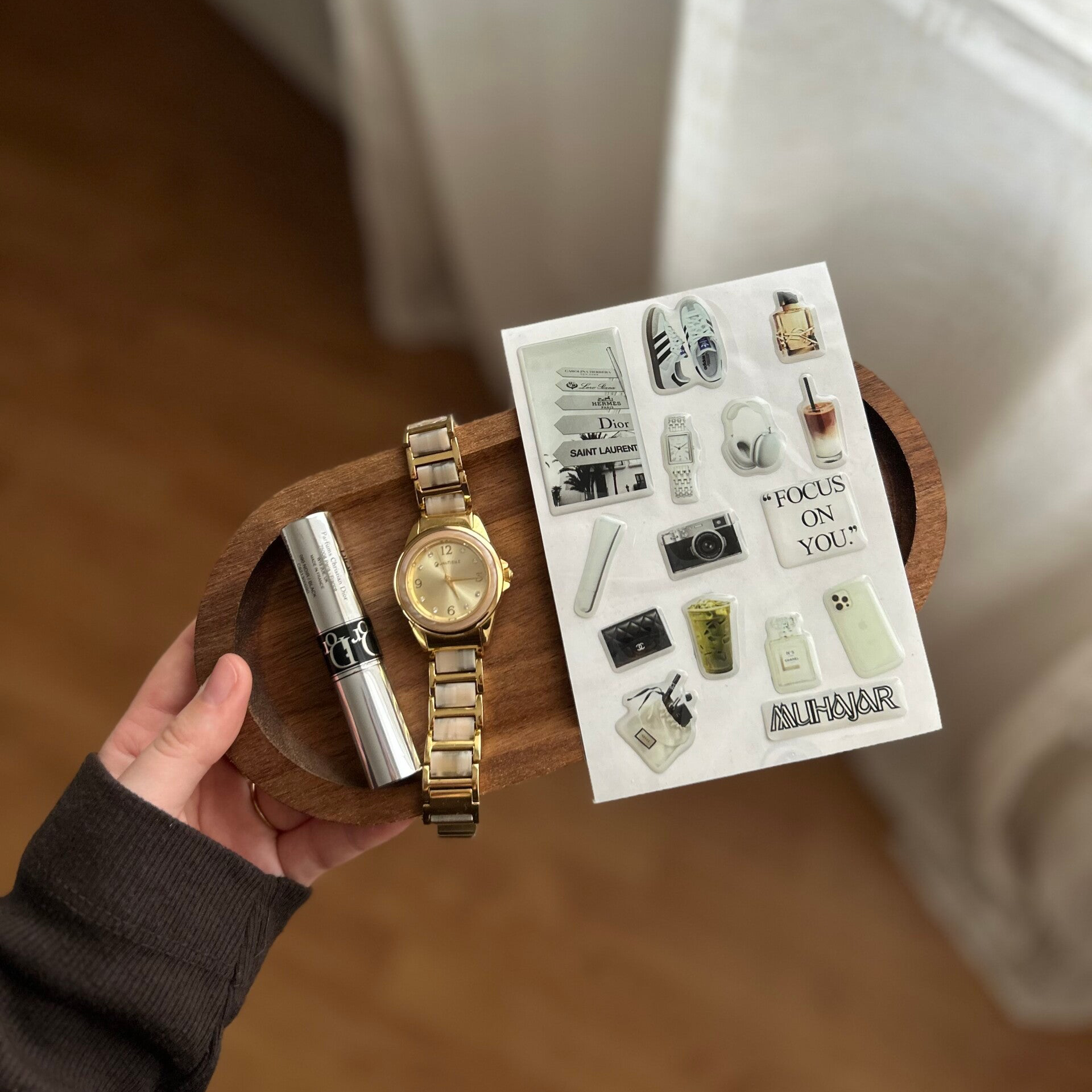 Planche Stickers 3D - White Mood