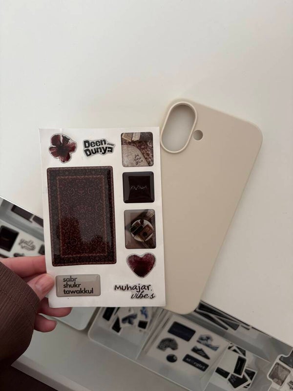 Planche stickers - LAYL bordeau