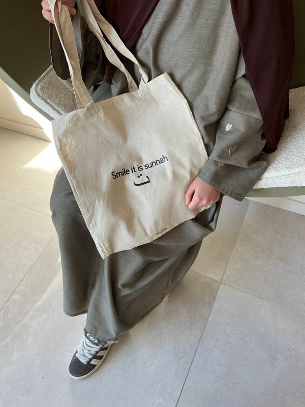 Tot bag - Smile it is Sunnah