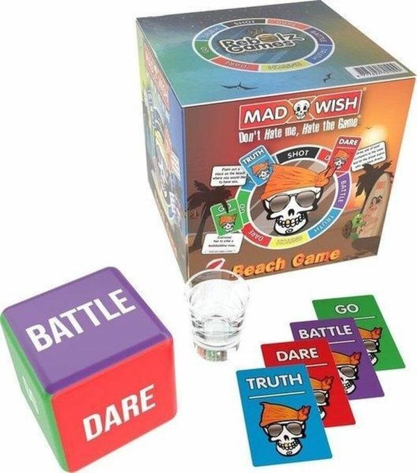 MadWish Beach Game - Voor op het strand - Drankspel (Engelstalig)