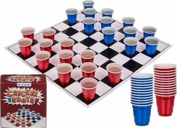Dammen met shots - Checker Shots - Drankspel