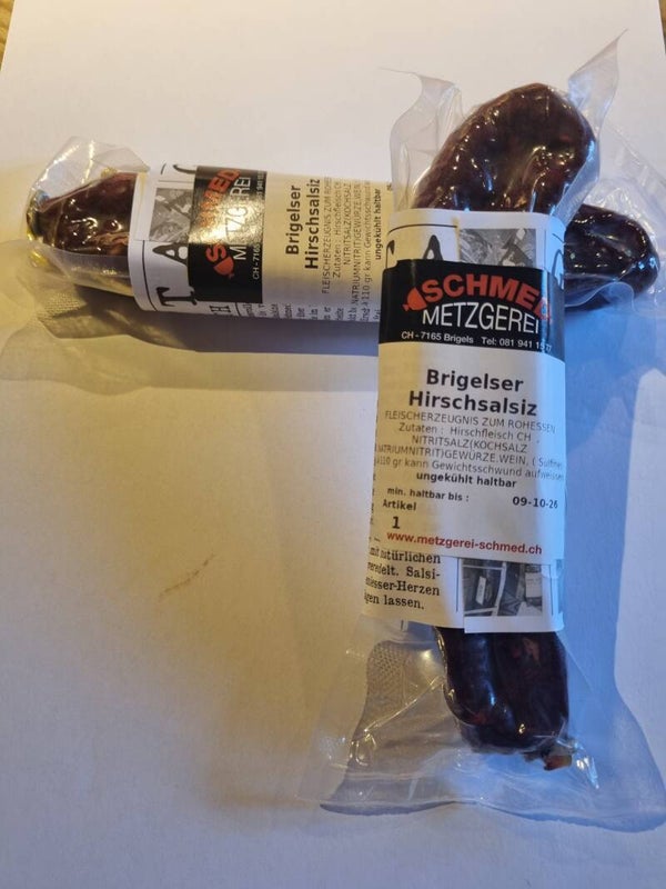 Brigelser Hirsch Salsiz
