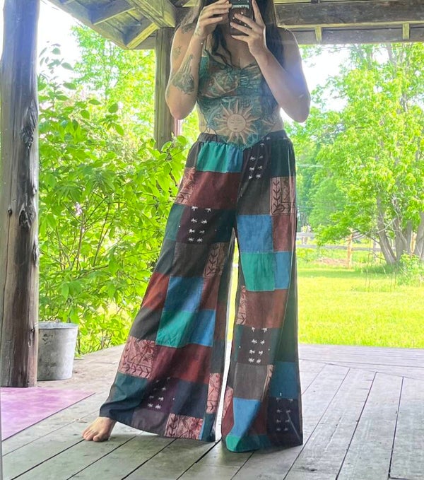 High Waist Wide Legged Pants