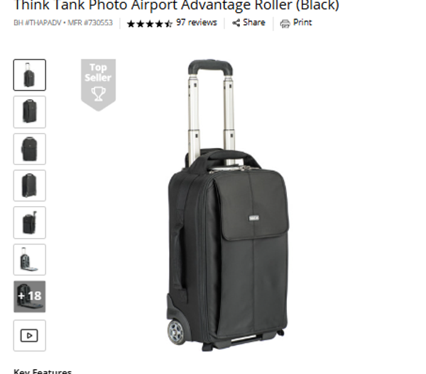 Think Tank Photo Airport Advantage Roller (Black)