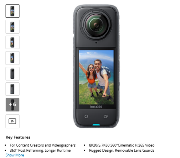Insta360 X4 360° 8K Camera